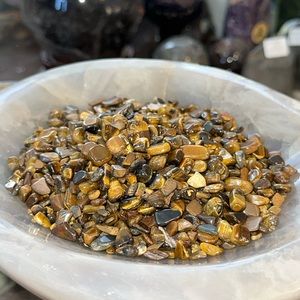 Tigers Eye Crystal Chips!